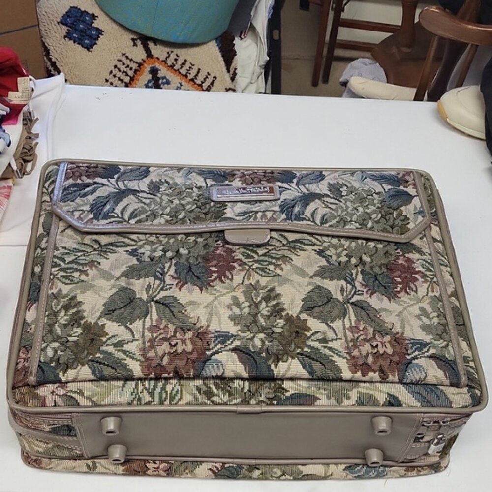 Diane von Furstenberg Vintage Tapestry Suitcase